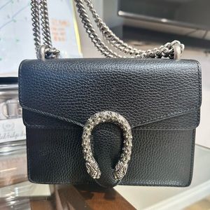 Gucci Dionysus black leather bag